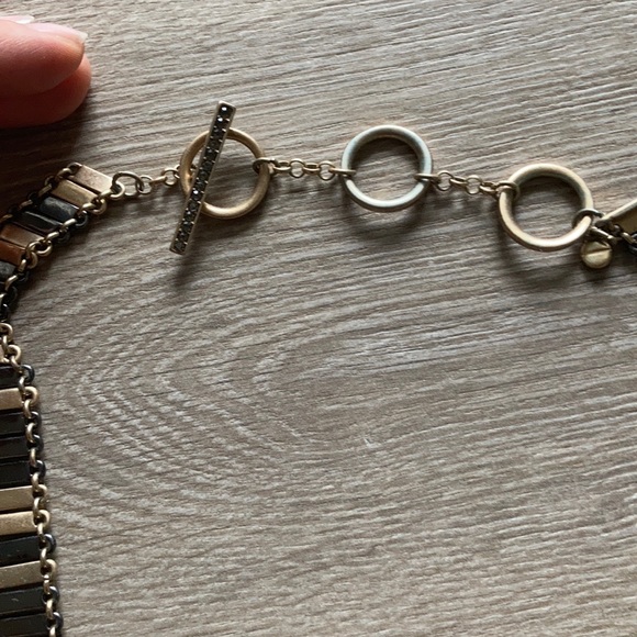 EUC kenneth cole gold and black necklace with 💎 - Picture 4 of 5